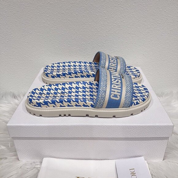 Christian Dior DWAY Logo Dcross Dioract Dclub Evolution Sandal Slide 39.5/40 - Picture 7 of 10